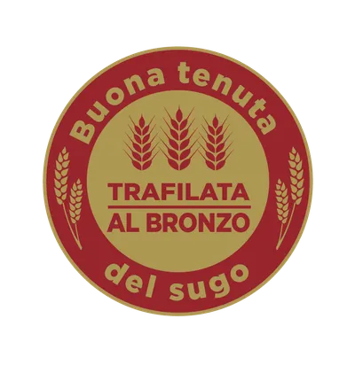 Macaron label pour les pâtes Panzani Selezione Al Bronzo