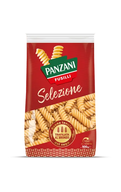 Pack de fusilli de la gamme Panzani Selezione Al Bronzo